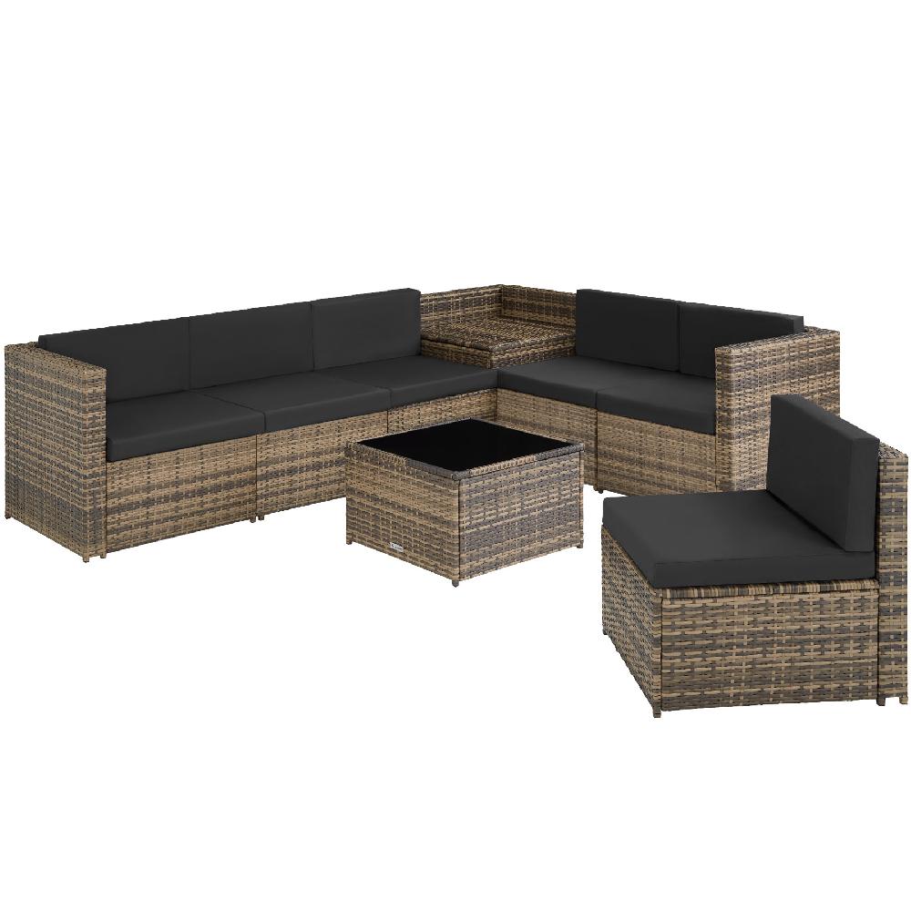 TECTAKE Conjunto De Muebles De Ratán Para 6 Personas