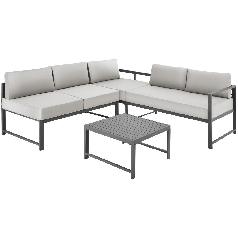 TECTAKE Conjunto De Muebles Fabricado En Aluminio