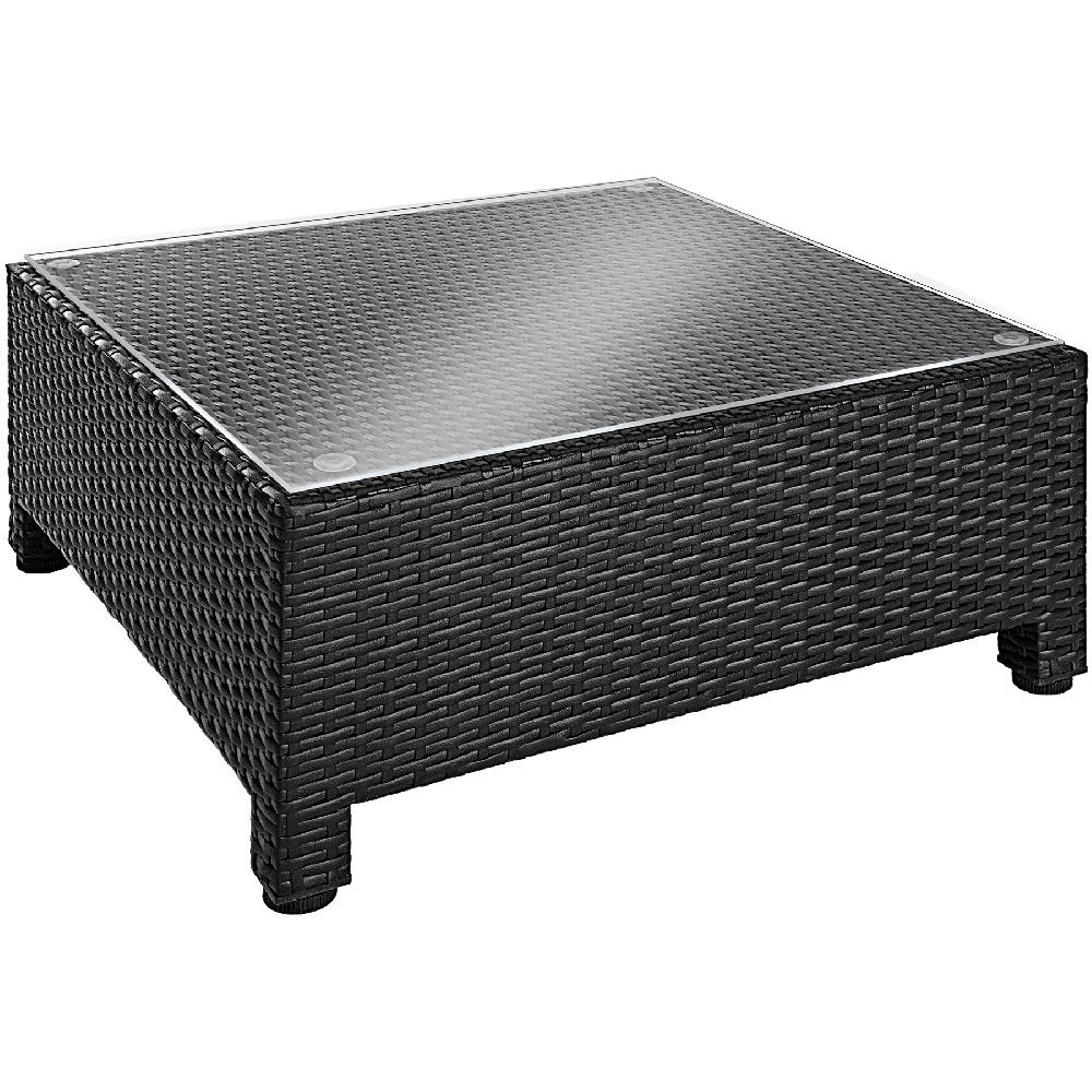 TECTAKE Conjunto De Ratán Con Estructura De Aluminio