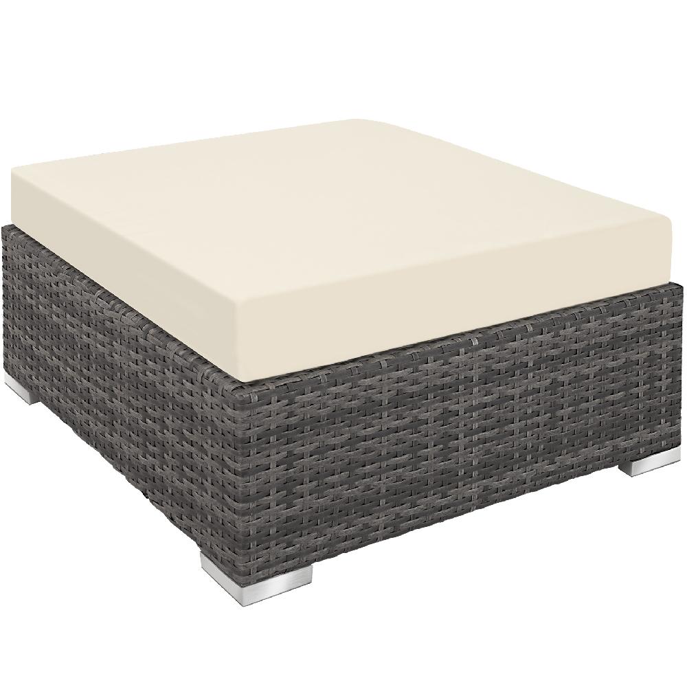 TECTAKE Conjunto De Ratán Con Estructura De Aluminio