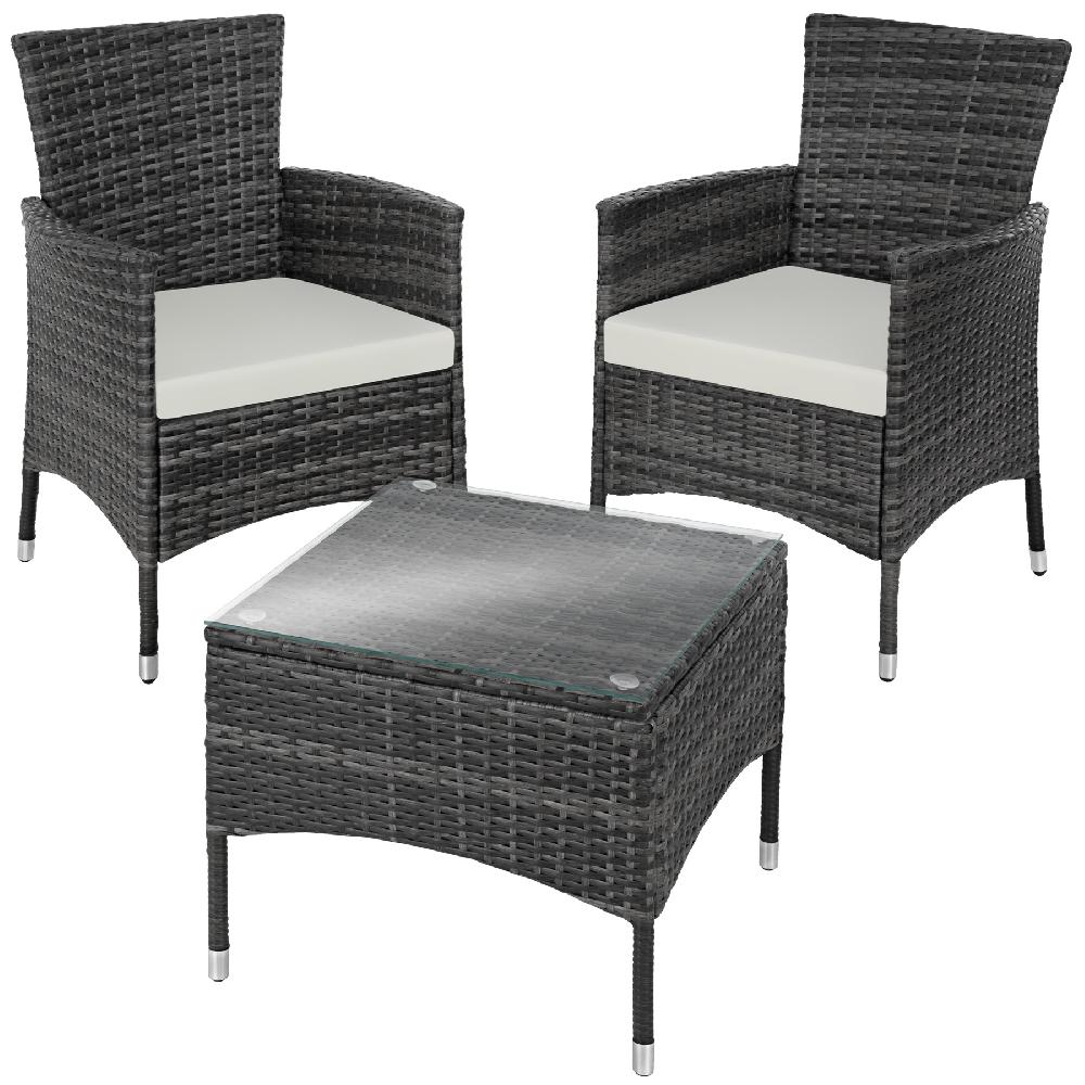 TECTAKE Conjunto De Ratán Para 2 Personas