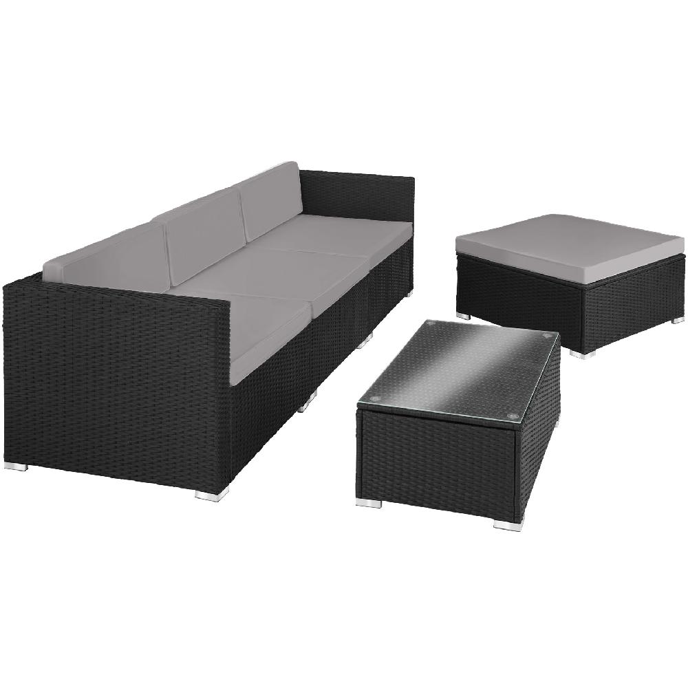 TECTAKE Conjunto De Ratán Para 3-4 Personas