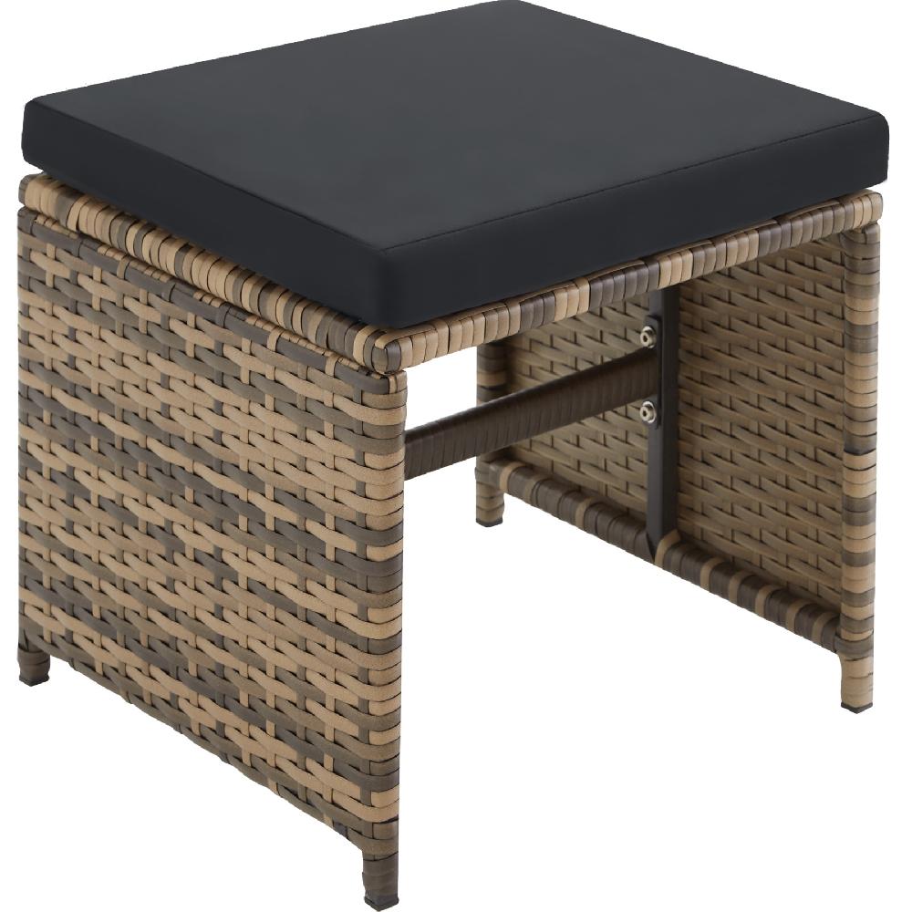 TECTAKE Conjunto De Ratán Para 4-8 Personas