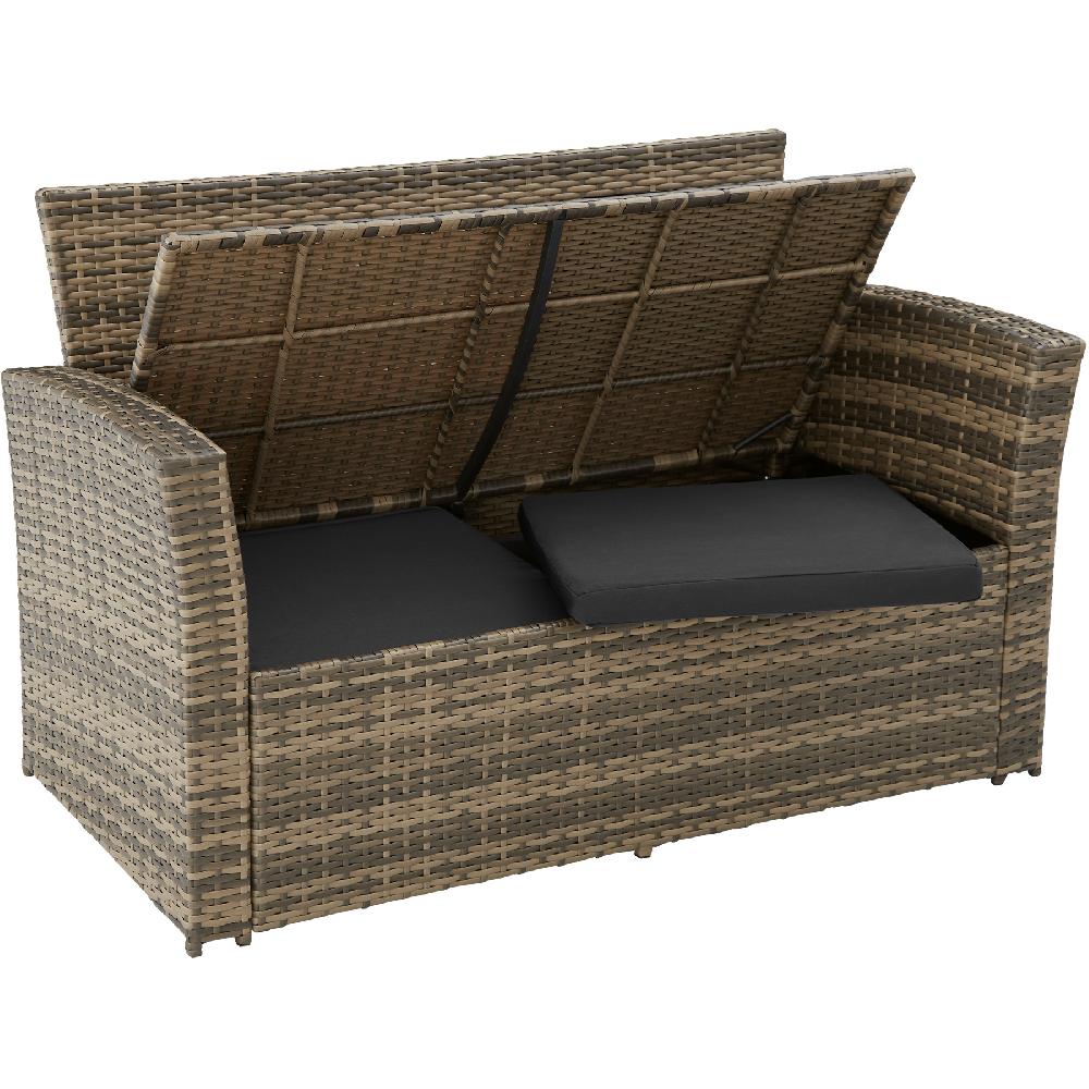 TECTAKE Conjunto De Ratán Para 4 A 6 Personas