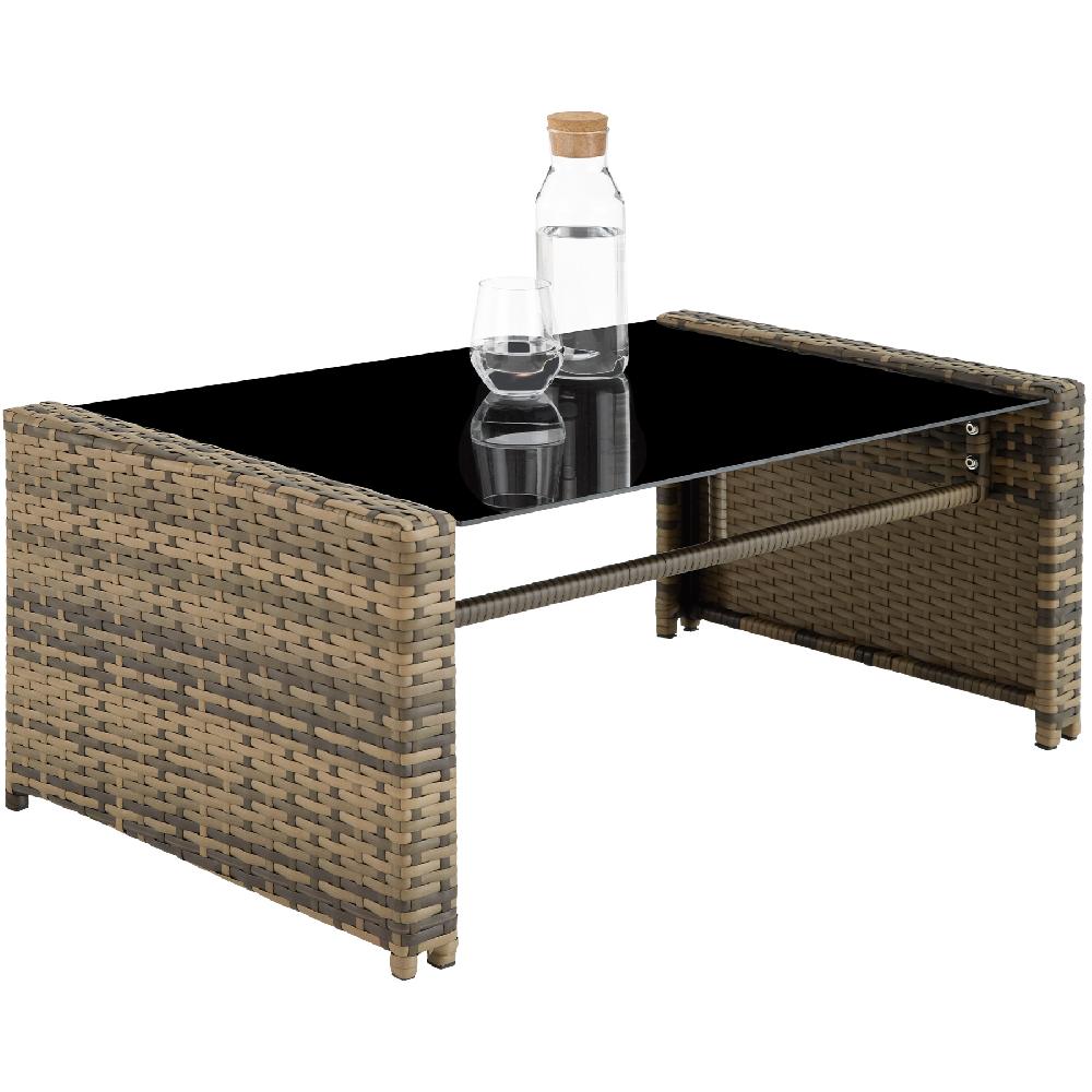 TECTAKE Conjunto De Ratán Para 4 Personas