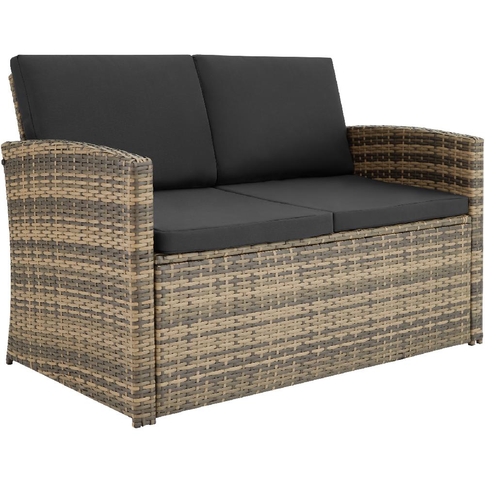 TECTAKE Conjunto De Ratán Para 4 Personas