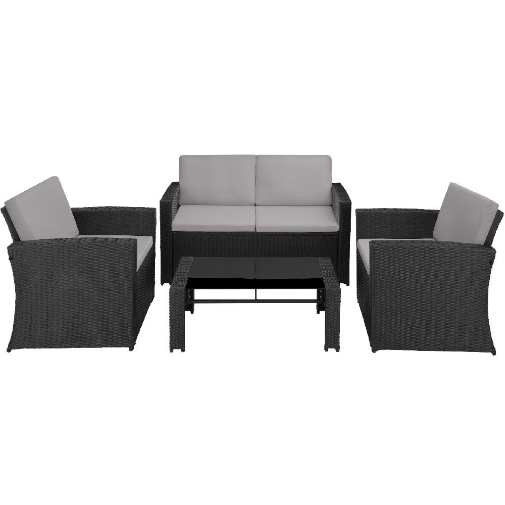 TECTAKE Conjunto De Ratán Para 4 Personas