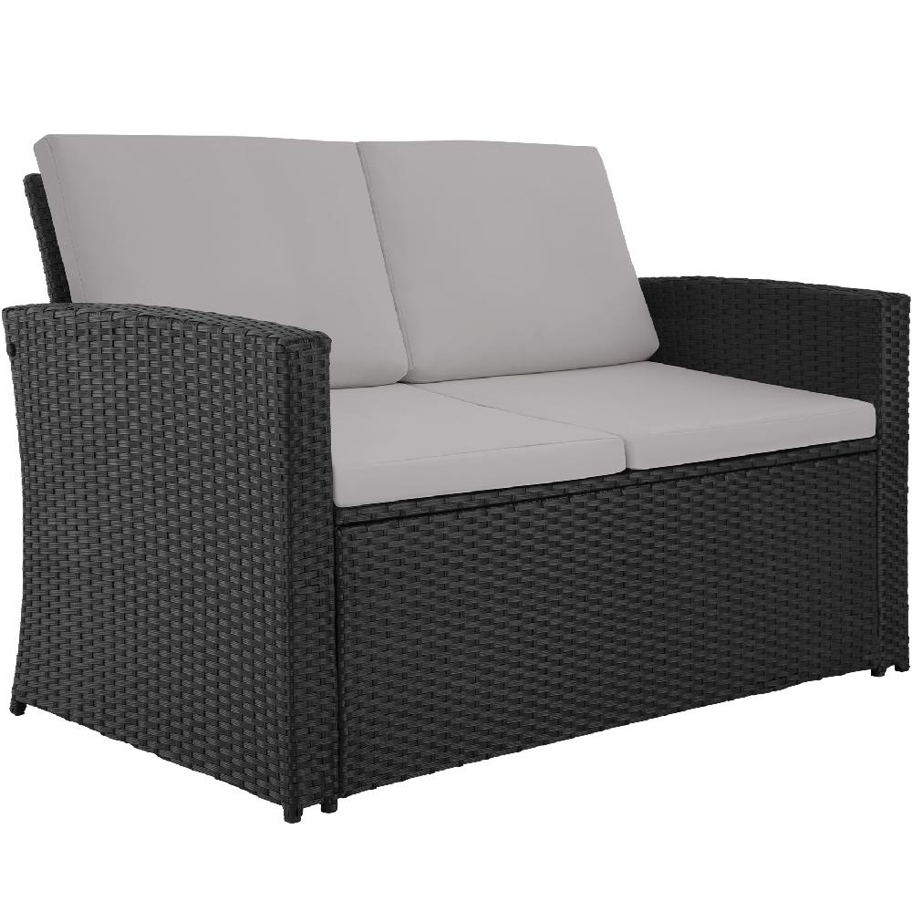 TECTAKE Conjunto De Ratán Para 4 Personas