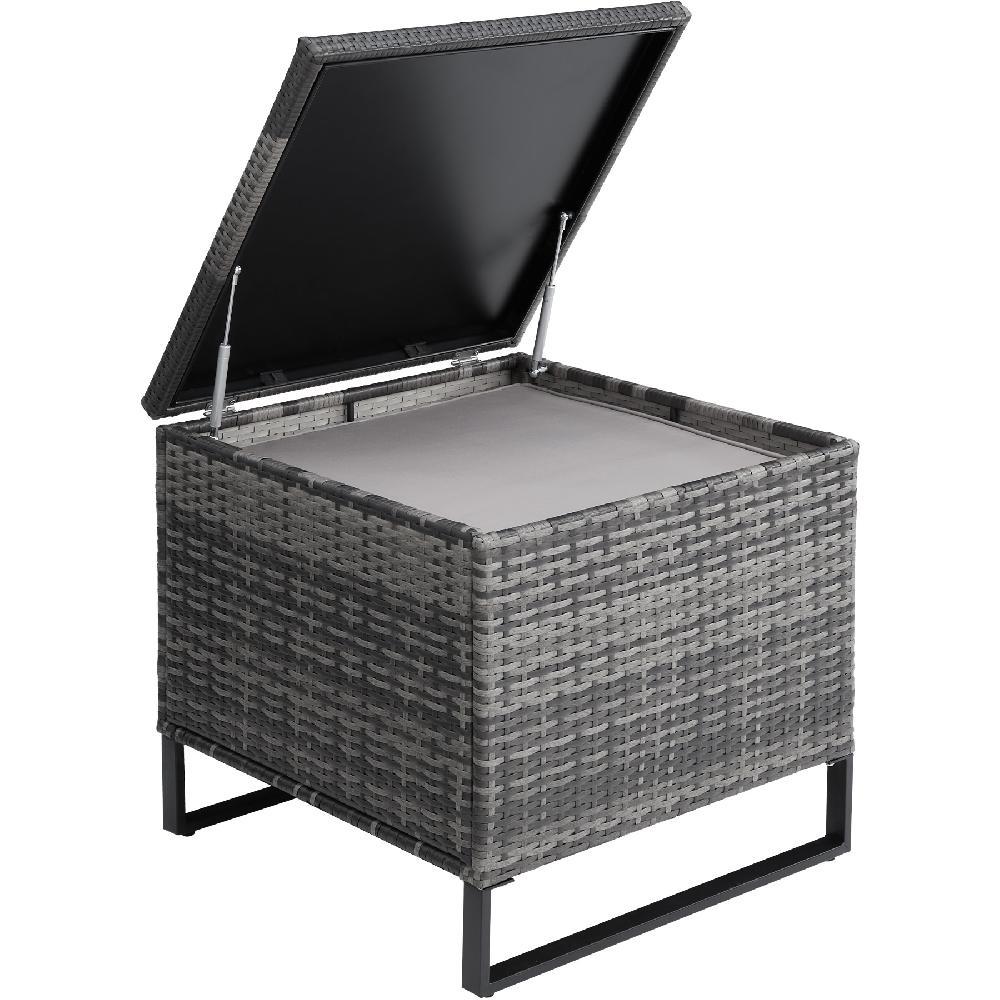 TECTAKE Conjunto De Ratán Para 4 Personas