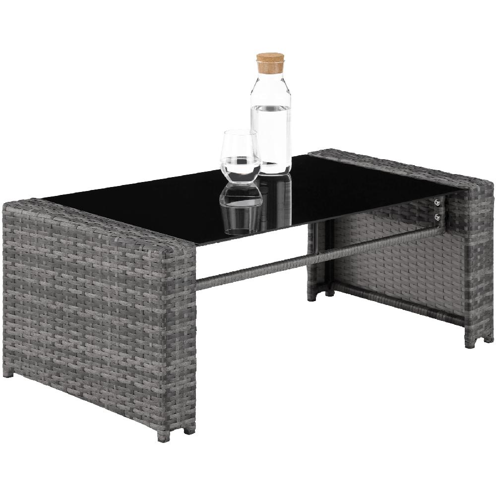 TECTAKE Conjunto De Ratán Para 4 Personas