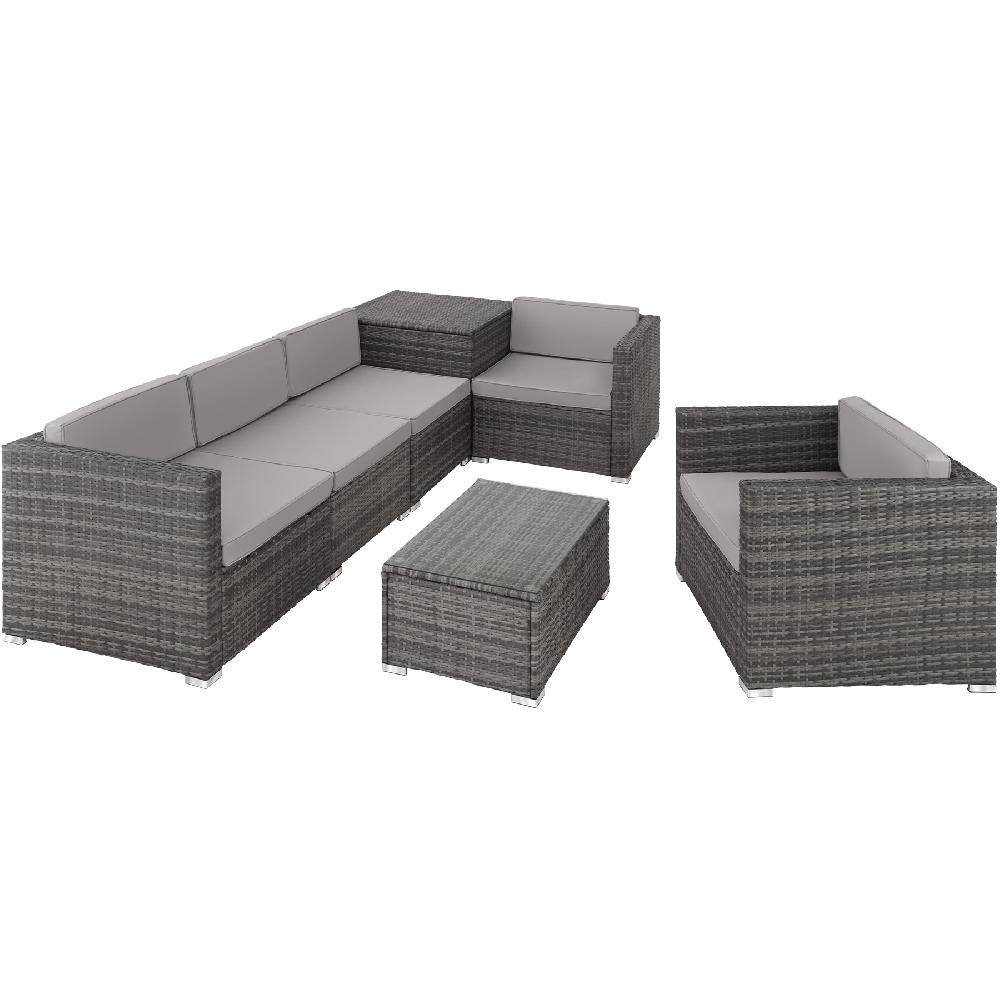 TECTAKE Conjunto De Ratán Para 5 Personas