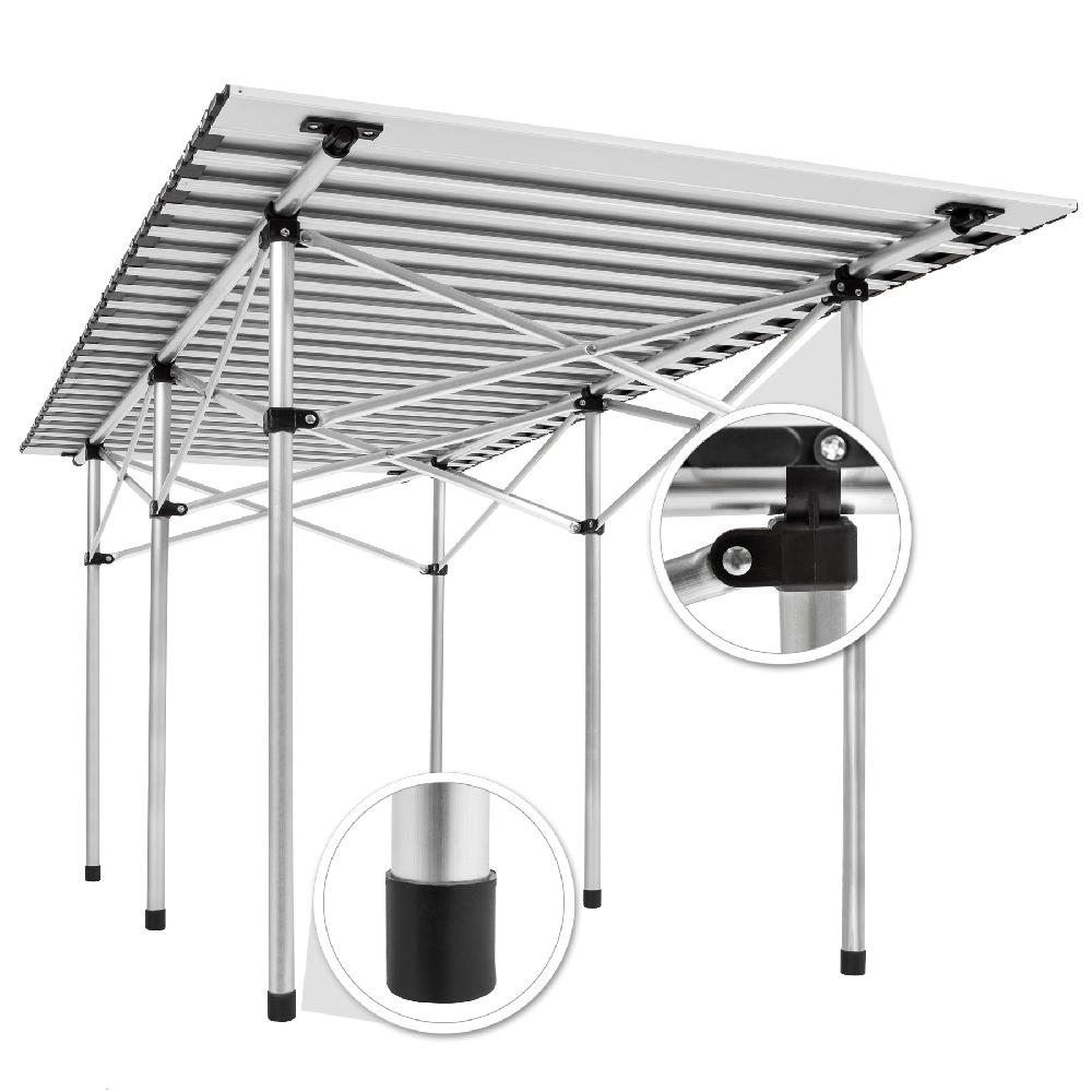 TECTAKE Mesa De Camping Plegable