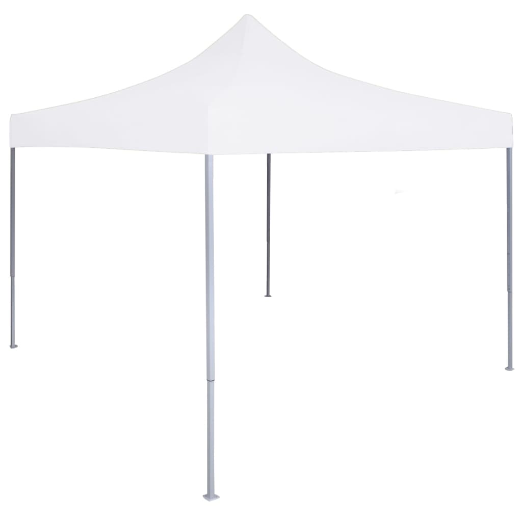 Tienda de fiesta | Carpa plegable profesional acero blanco 3x3 m CFW63981