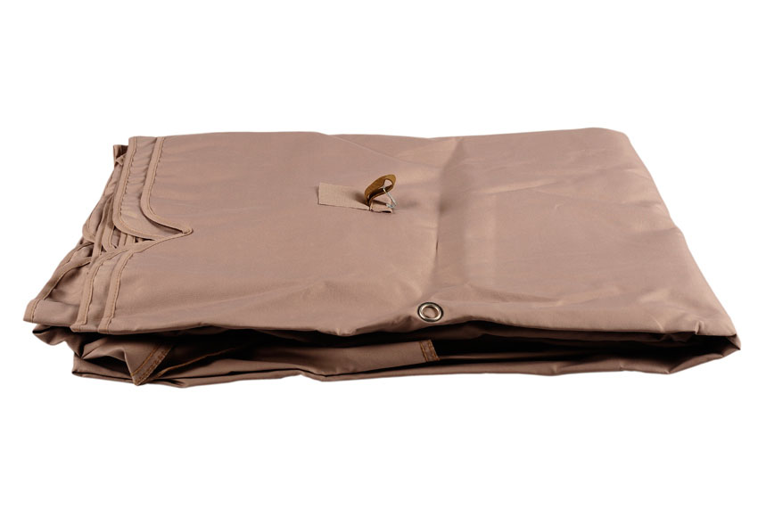 Toldo De Poliéster Marrón De 400x300 Cm