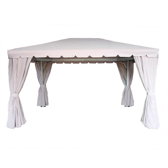 Toldo de poliéster marrón de 400x300 cm