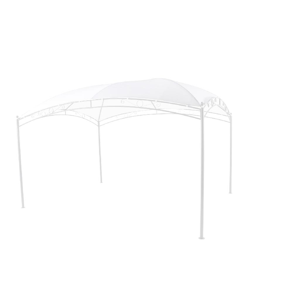 Toldo pérgola Occo de poliéster blanco de 296x396 cm