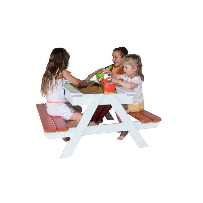 TRIGANO Mesa De Picnic Para Niños Picsand 100x97x57 Cm J-JOU054