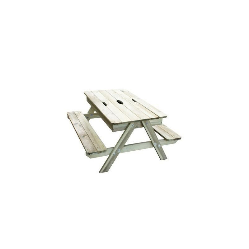 TRIGANO Mesa de picnic para niños Picsand 100x97x57 cm J-JOU054