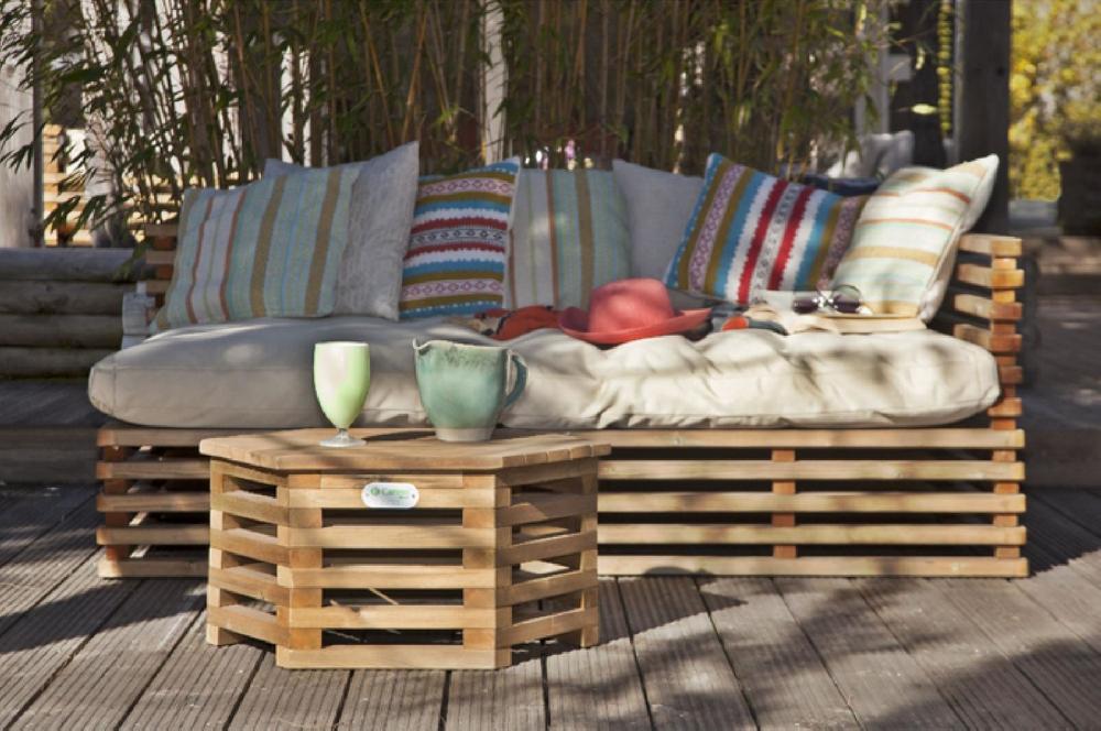 Tumbona De Jardín De Madera Relax XL Marrón 107x80x177 Cm