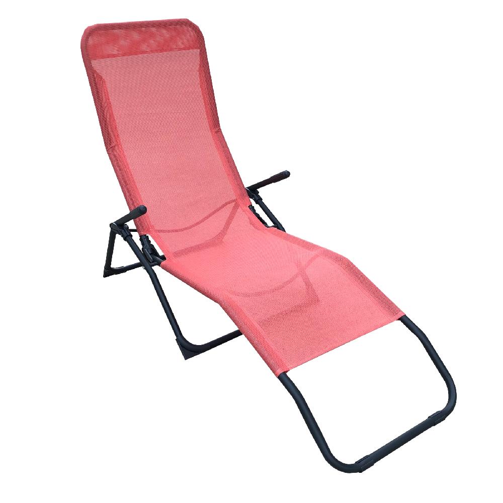 Tumbona De Jardín De Metal NATERIAL Fiesta Cocktail 60x99x142 Cm