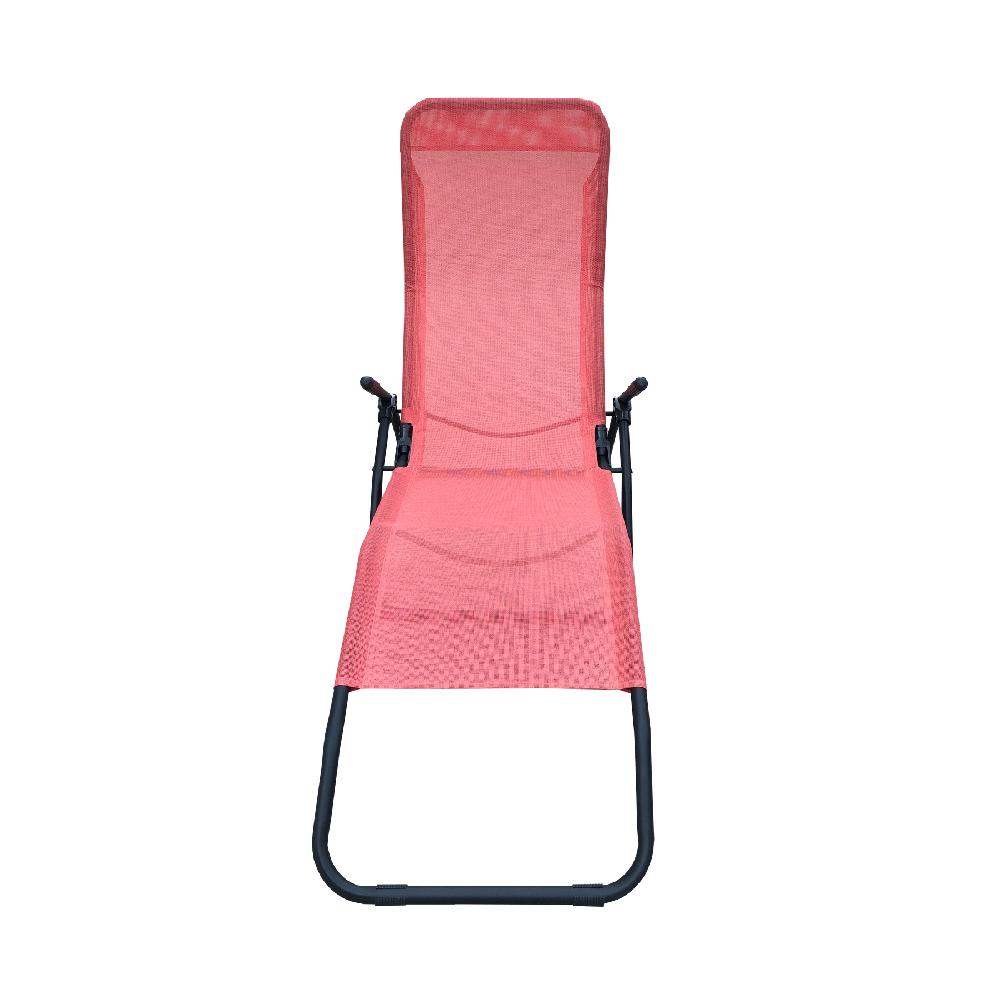 Tumbona de jardín de metal NATERIAL Fiesta Cocktail 60x99x142 cm