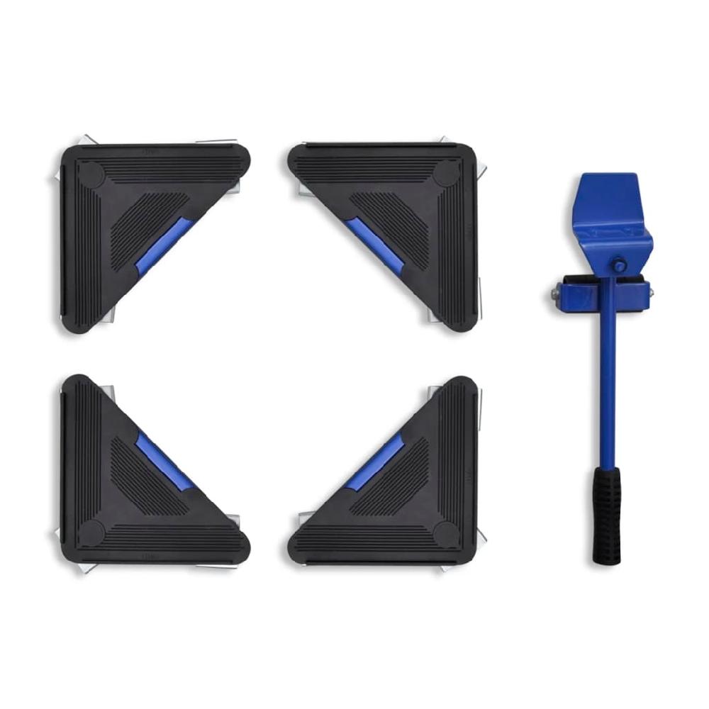 VidaXL Elevador Y Juego De Ruedas Para Transporte De Muebles