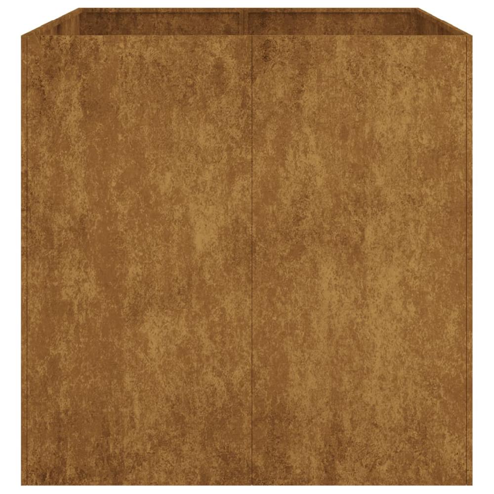 VidaXL Jardinera De Acero Corten 80x80x80 Cm