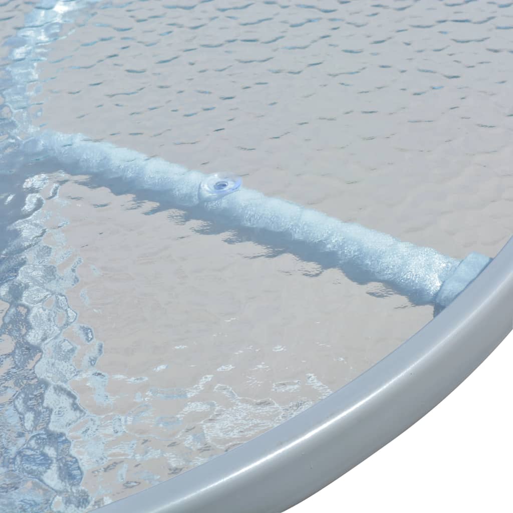 VidaXL Juego De Comedor De Exterior De 5 Piezas De Acero Negro