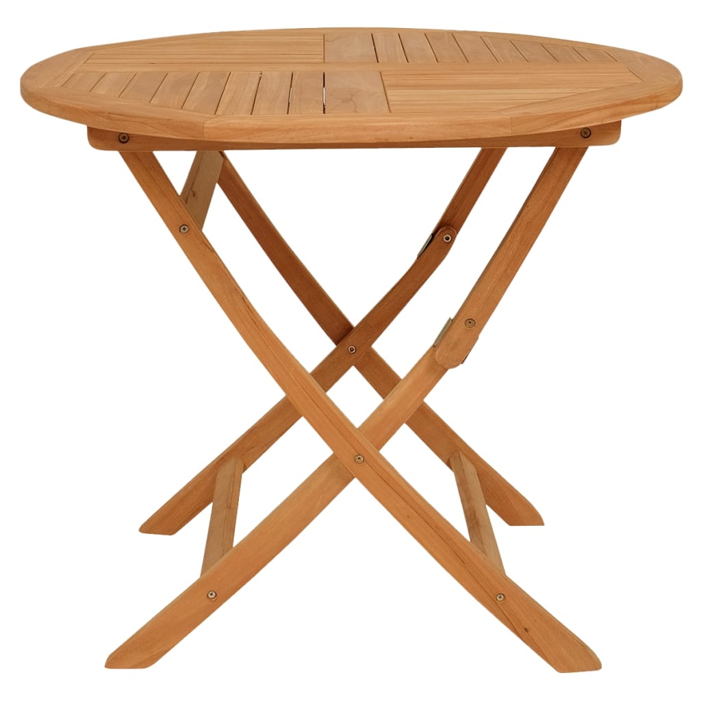 VidaXL Juego De Comedor Para Jardín 5 Piezas Madera Maciza Teca