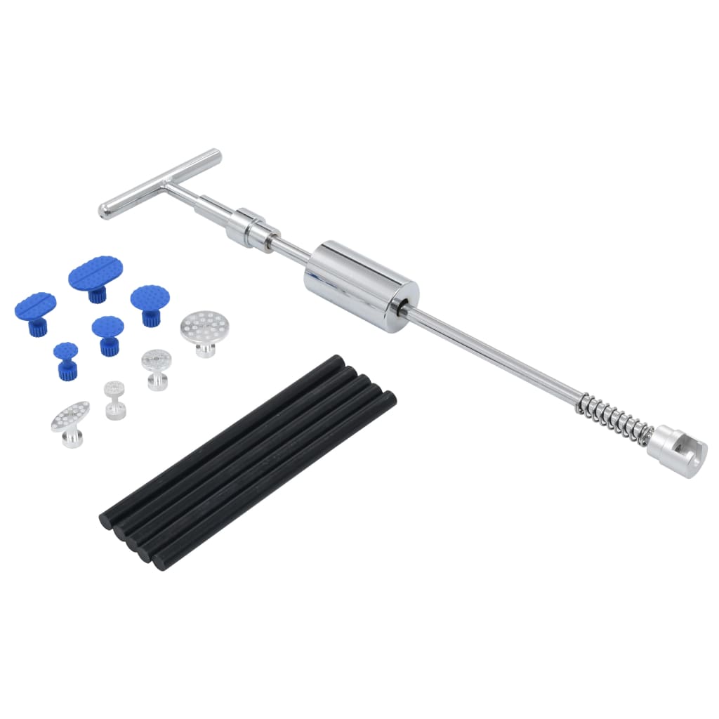 vidaXL Juego de reparación de abolladuras sin pintura 15 piezas