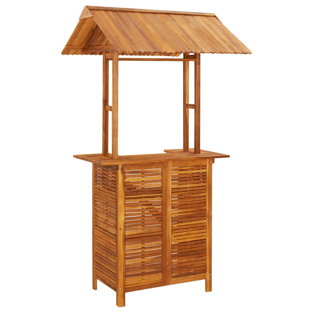 VidaXL Juego Muebles De Bar De Jardín 5 Piezas Madera Maciza De Acacia