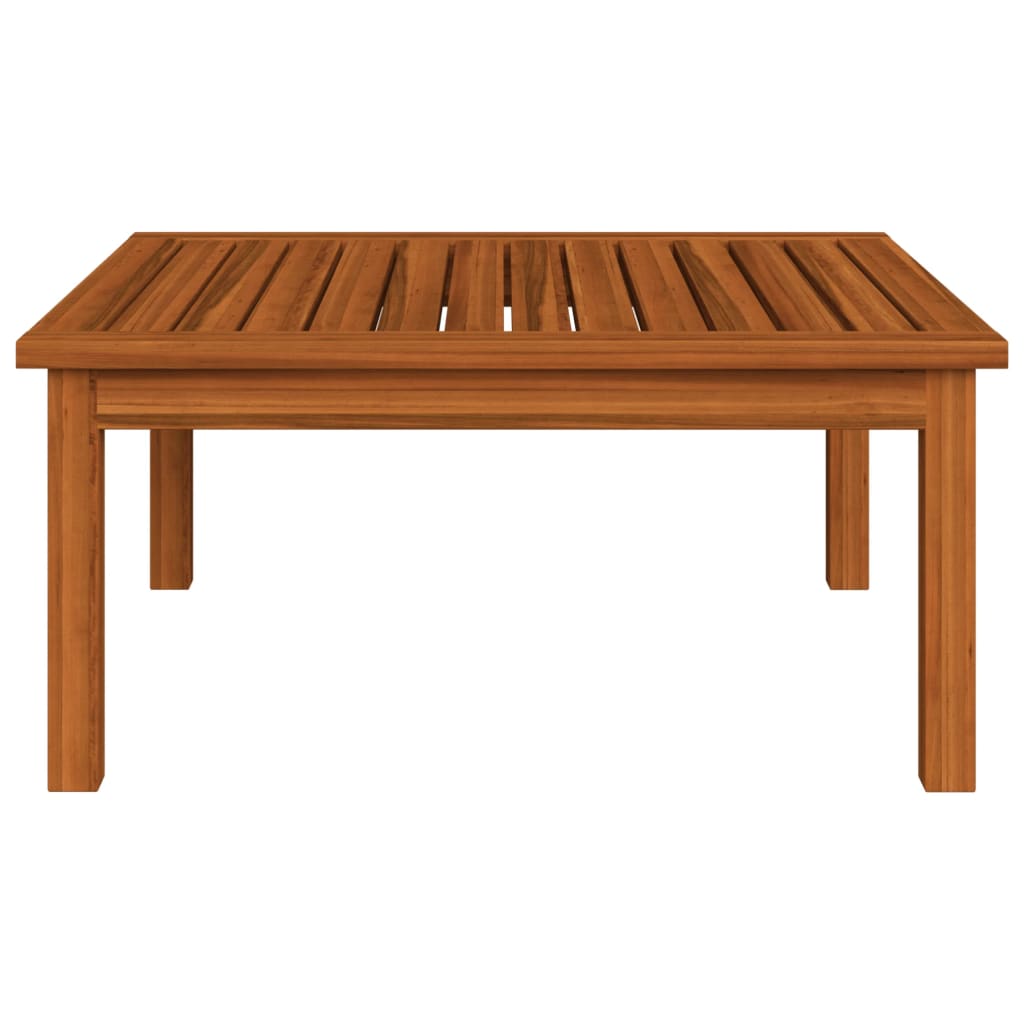 VidaXL Mesita De Jardín De Madera Maciza De Acacia 63x63x30 Cm