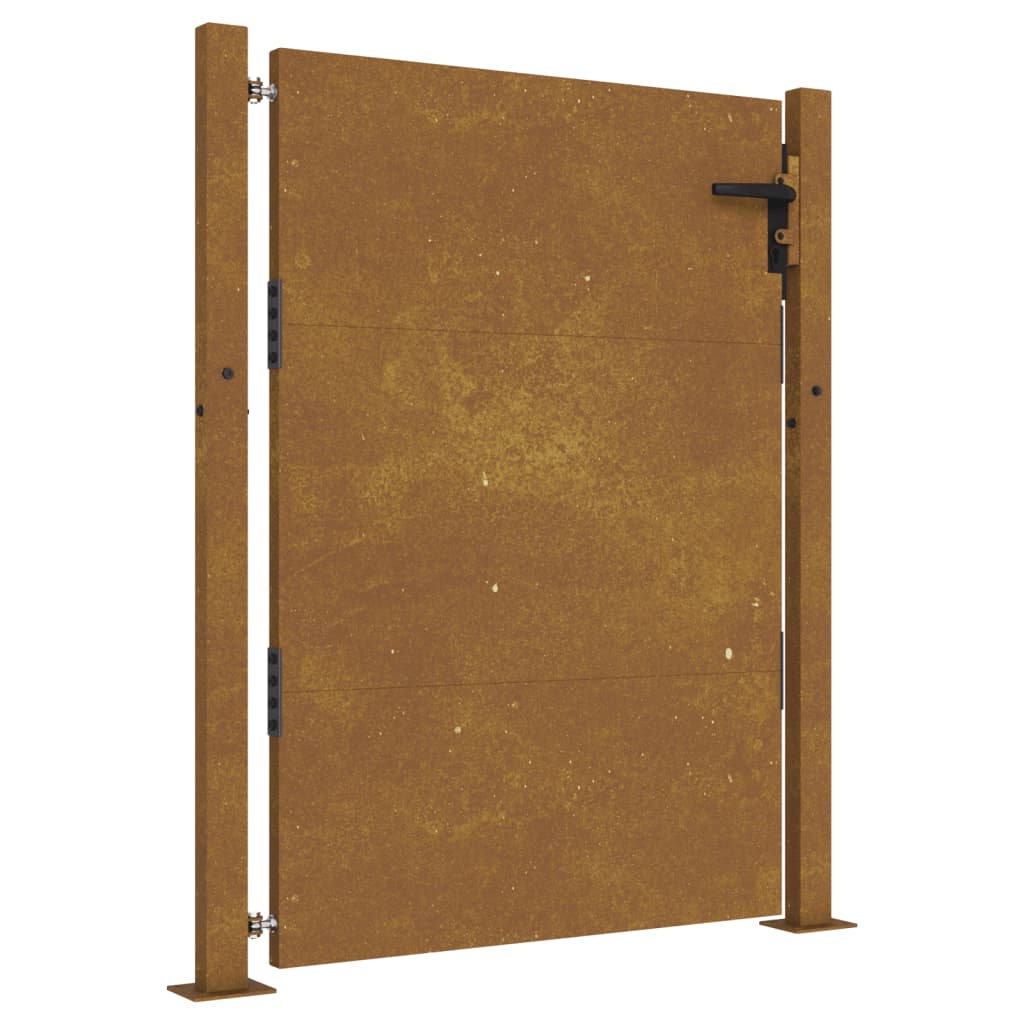 VidaXL Puerta De Jardín Acero Corten 105x155 Cm
