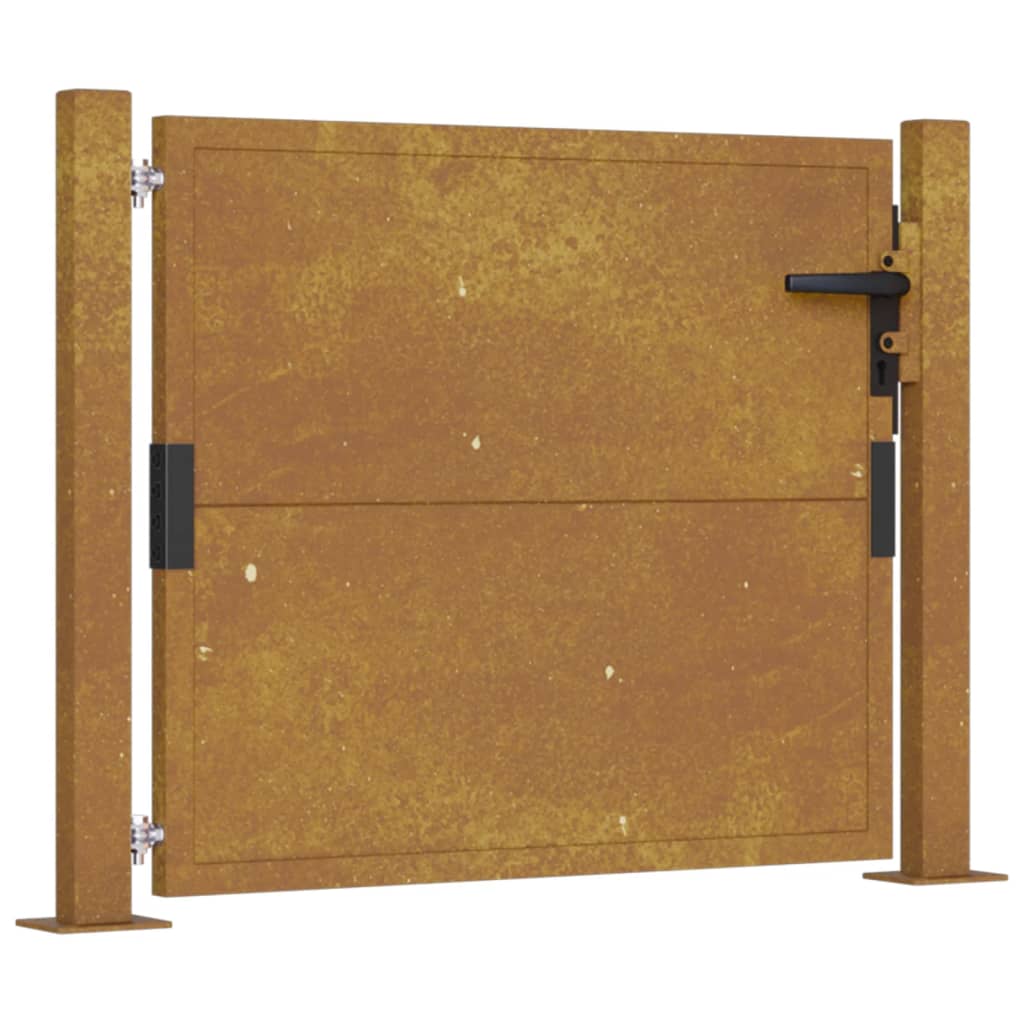 VidaXL Puerta De Jardín Acero Corten 105x80 Cm