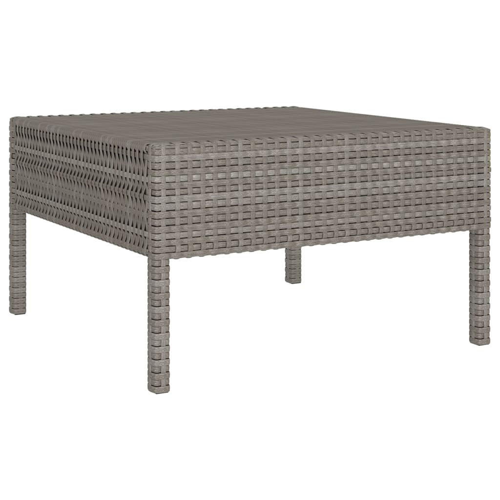 VidaXL Set De Muebles De Jardín 6 Pzas Y Cojines Ratán Sintético Gris