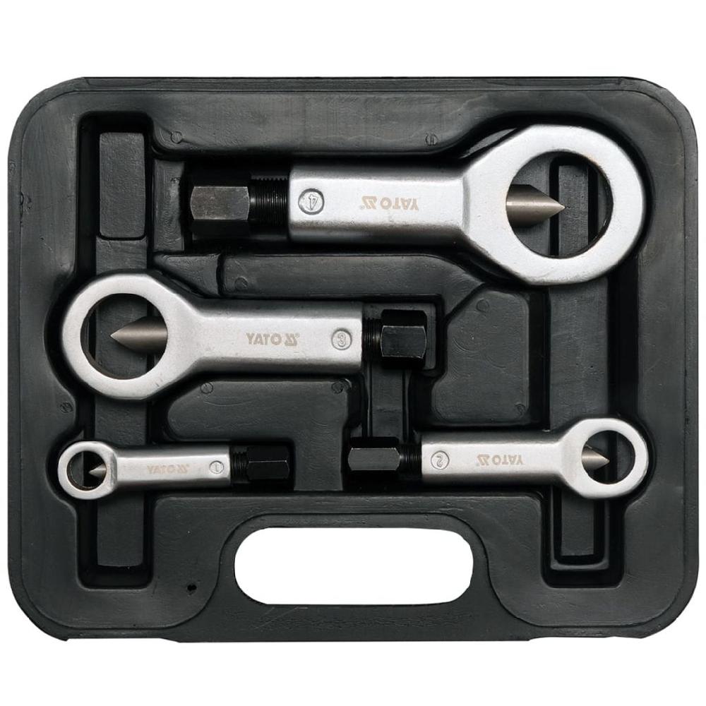YATO Juego Para Aflojar Tuercas De Alta Resistencia 4 Piezas