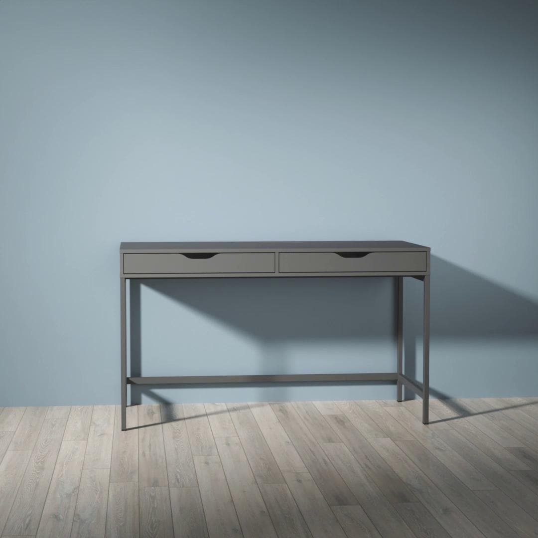 IKEA ALEX Cajonera Con Ruedas Gris Oscuro/negro 36x76 Cm