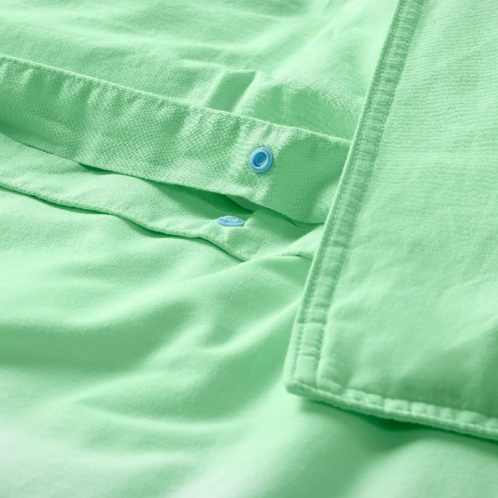 IKEA ÄNGSLILJA Funda Nórdica Con Funda De Almohada Verde Claro 150x200/50x60 Cm