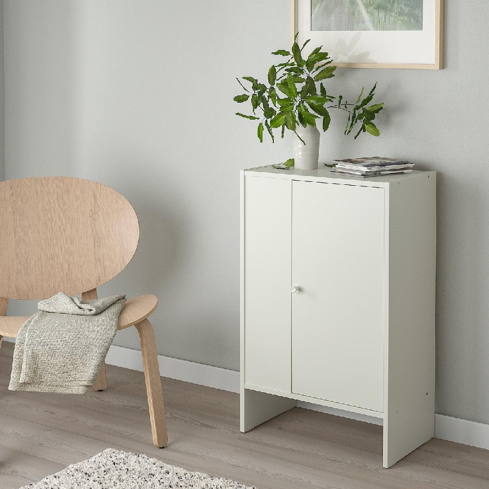 IKEA BAGGEBO Mueble De Almacenaje Con Puerta Blanco 50x30x80 Cm