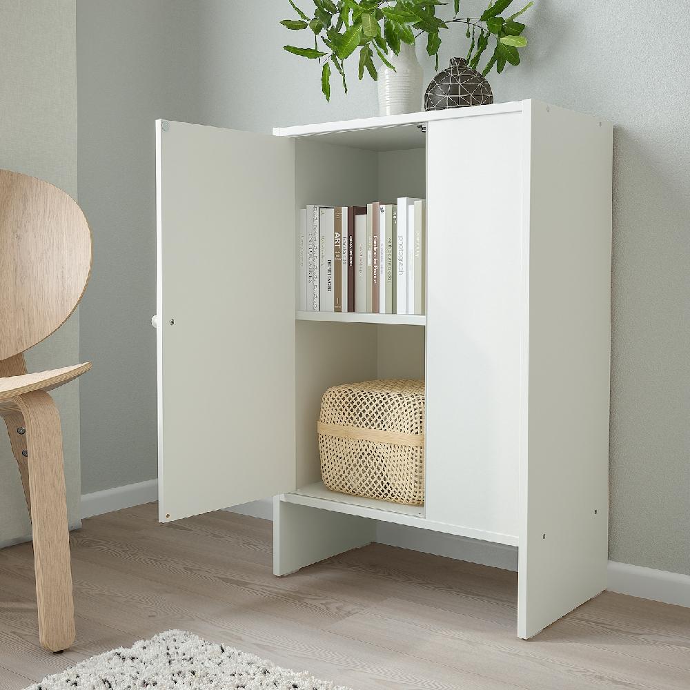 IKEA BAGGEBO Mueble De Almacenaje Con Puerta Blanco 50x30x80 Cm
