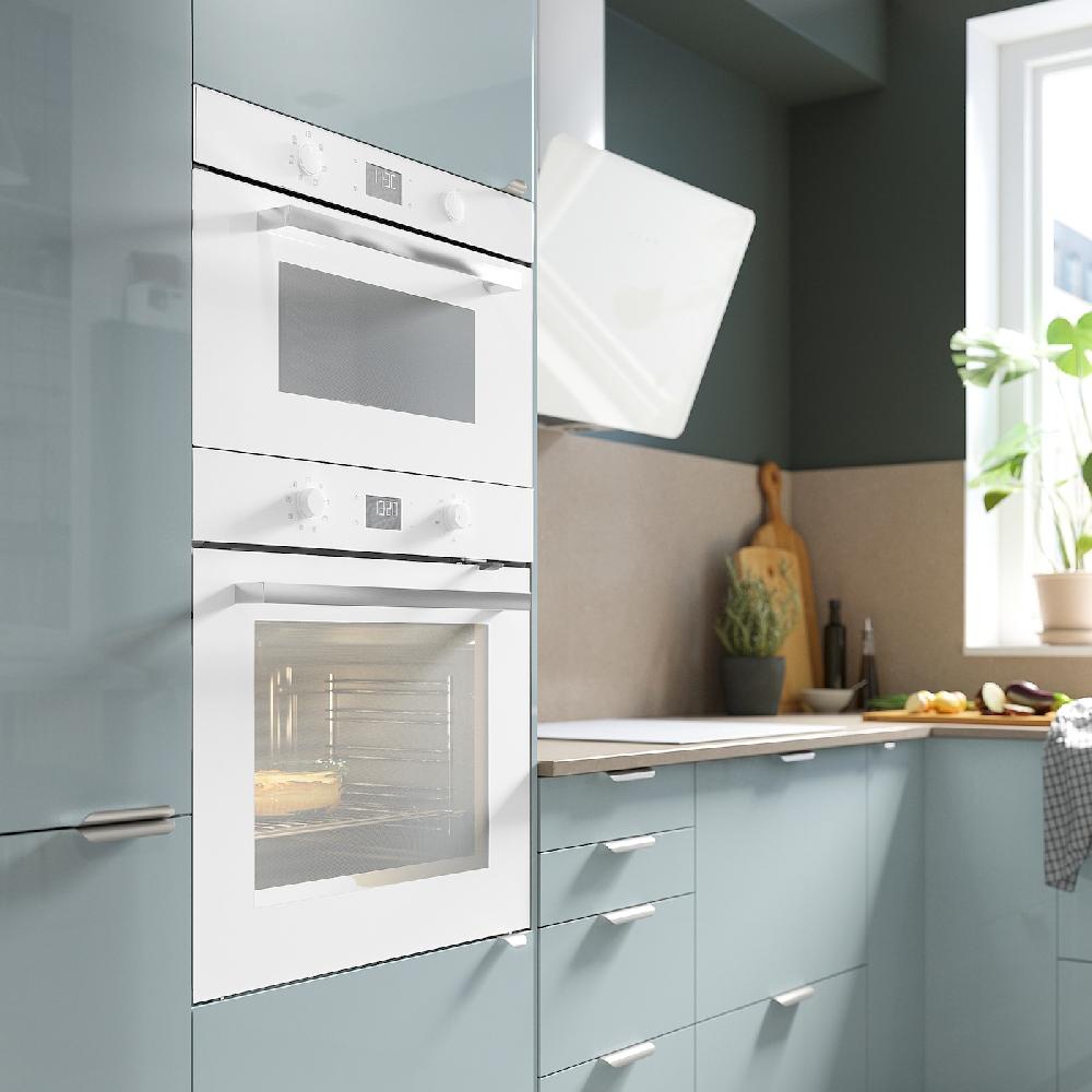 IKEA BEJUBLAD Horno De Aire Forzado IKEA 500/blanco Vidrio