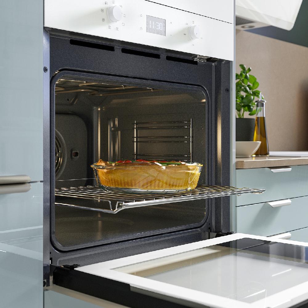 IKEA BEJUBLAD Horno De Aire Forzado IKEA 500/blanco Vidrio