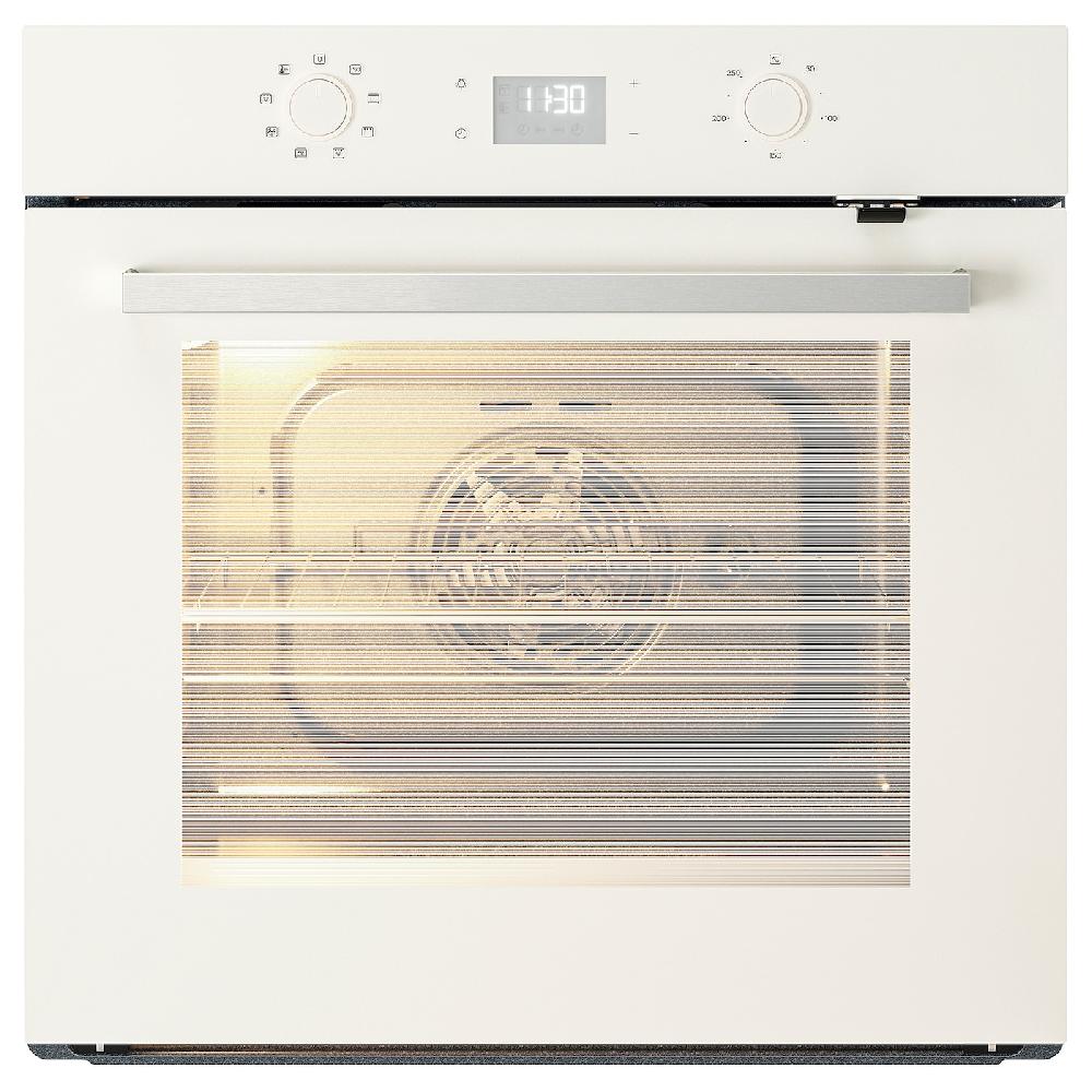IKEA BEJUBLAD Horno de aire forzado IKEA 500/blanco vidrio