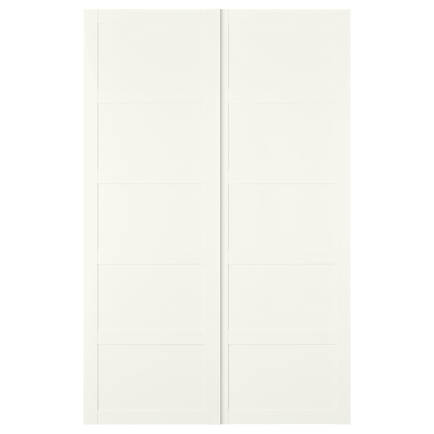 IKEA BERGSBO 2 unidades puertas correderas blanco 150x236 cm