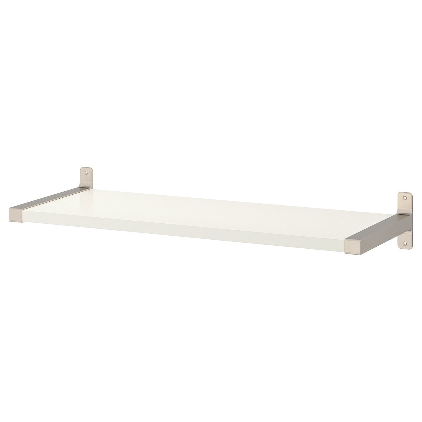 IKEA BERGSHULT / GRANHULT Estante blanco/niquelado 80x30 cm