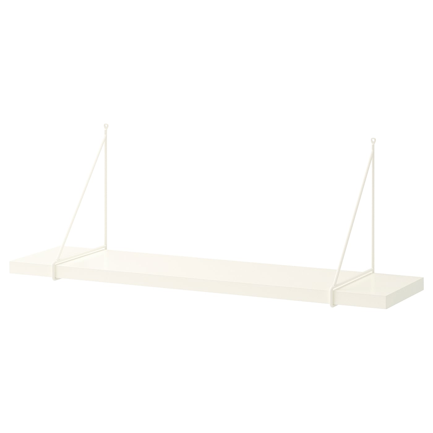 IKEA BERGSHULT / PERSHULT Estante blanco/blanco 80x20 cm