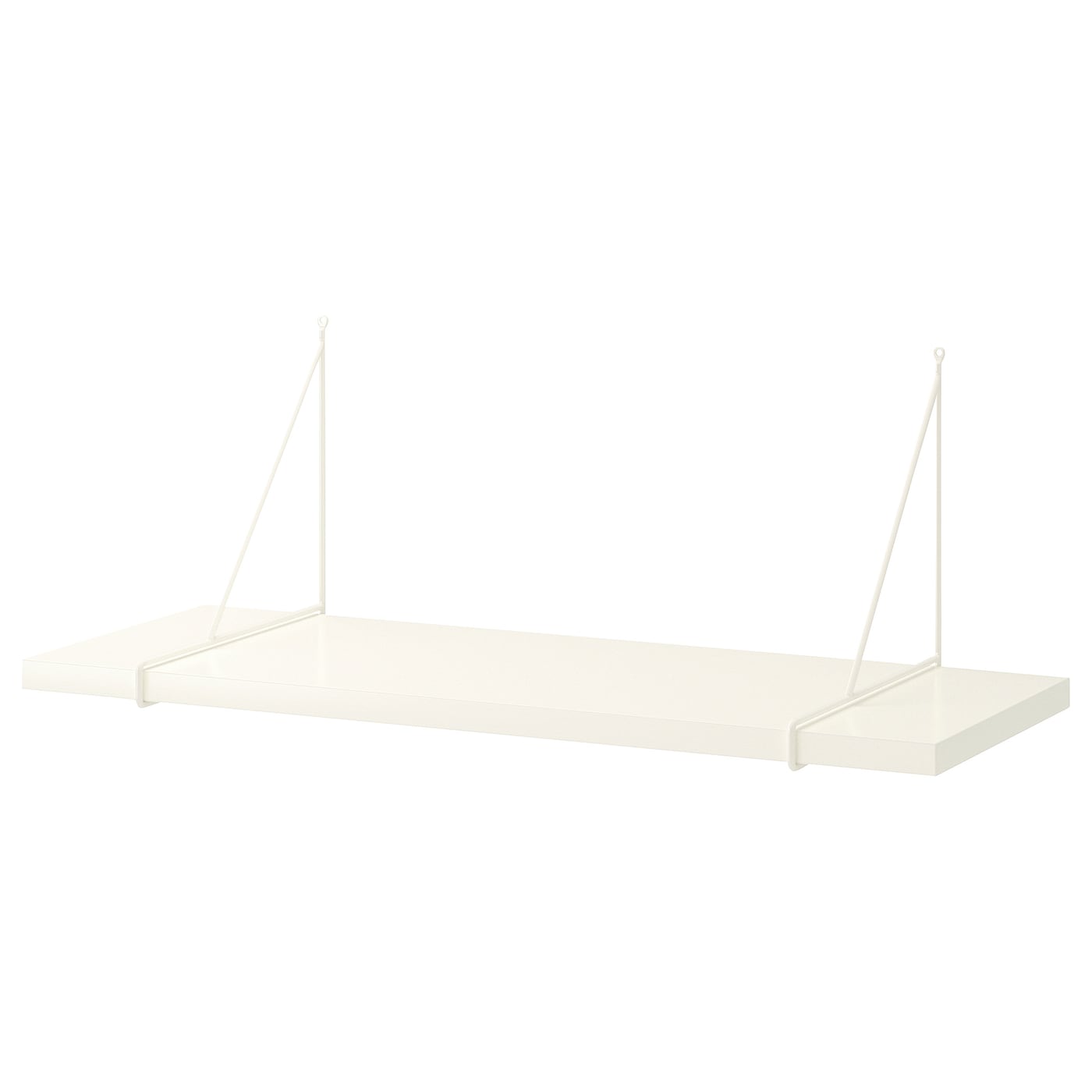 IKEA BERGSHULT / PERSHULT Estante blanco/blanco 80x30 cm