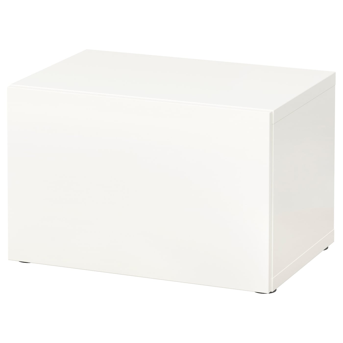 IKEA BESTÅ Estante con puerta blanco/Lappviken blanco 60x42x38 cm