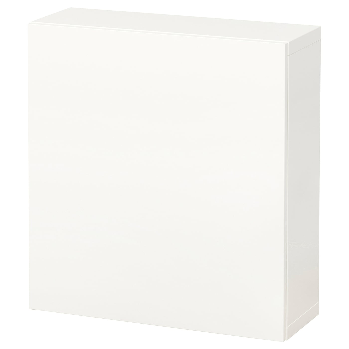 IKEA BESTÅ Mueble de almacenaje con riel blanco/Lappviken blanco 60x22x64 cm