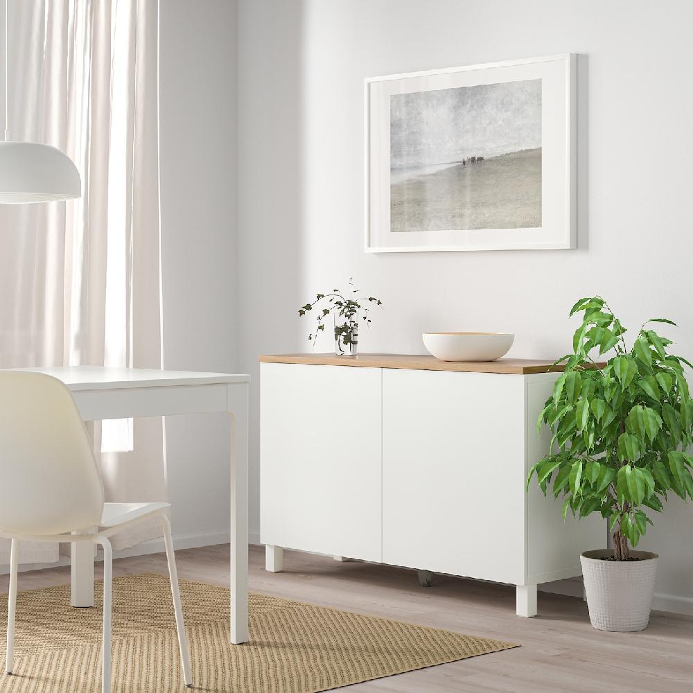 IKEA BESTÅ Mueble Salón Blanco/Lappviken/Stubbarp Blanco 120x42x76 Cm